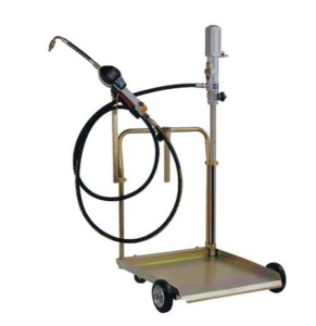 Aparat distributie fluide 180-200l, contine: carucior, pistol cu debitmetru, pompa pneumatica, randament pompa: 5:1, lungime furtun: 4m Magneti Marelli