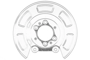Capac tambur frana Dreapta Spate HYUNDAI I20 I, I20 II; KIA VENGA dupa 2008 - Original OE
