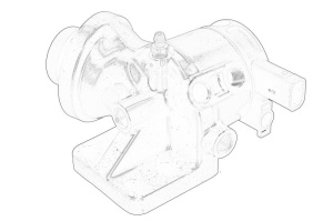 Carcasa filtru aer IVECO EUROCARGO I-III, MAGIRUS F4AE0481A-F4AE3681E dupa 2000 - (cu pompa manuala) - Original OE