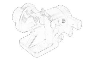 Carcasa filtru aer IVECO EUROCARGO I-III, MAGIRUS F4AE0481A-F4AE3681E dupa 2000 - (cu pompa manuala) - Original OE