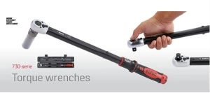 Cheie dinamometrica 1/2 ", raza: 40-200 Nm, reversibil, patrat SONIC - Img 2