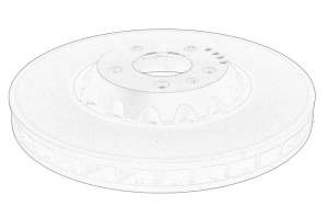 Disc frana Stanga/Dreapta Fata AUDI AUDI A6 C8, A7, A8 D5 dupa 2017 - Original OE