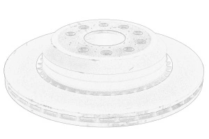 Disc frana Stanga/Dreapta Spate JEEP GLADIATOR, WRANGLER IV dupa 2019 - Original OE