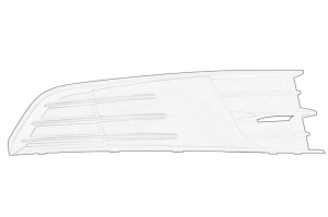 Element bara Dreapta Fata SKODA SKODA FABIA III 2014-2022 - (grila de intrare a aerului) - Original OE