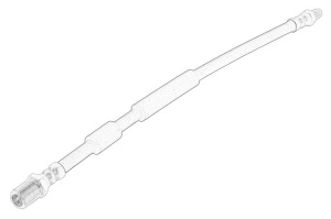 Furtun frana flexibil Stanga/Dreapta Fata IVECO DAILY III, DAILY IV 1999-2011 - (M10x1) - Original OE