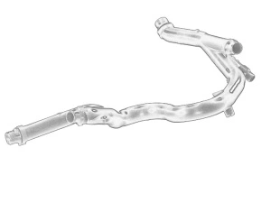 Furtun retur 2.5, 3.0 Diesel E38, E39, E46 BMW - (cinci O) - Original OE