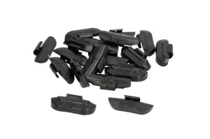 Greutate vulcanizare, galvanizat, negru, 25g, pentru jante din otel; zinc (pret pt: 100buc) 4MAX