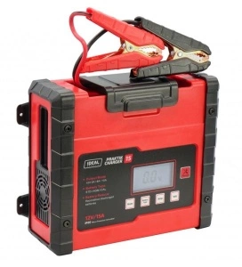 Incarcator baterii PRAKTIK CHARGER 15 LCD, voltaj incarcare: 12 V IDEAL, curent schimbat: 2/8/15A, alimentare electrica: 230V, tip baterie: AGM/EFB/GEL/MF/WET