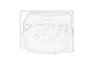Incuietoare usa Stanga Fata BMW X5 2000-2006 - (cu servo; E53) - Original OE - Img 2