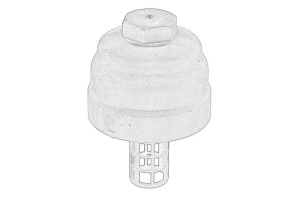 Locas filtru ulei VOLVO C30, C70 II, S40 II 2010-2017 - Original OE