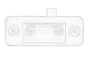 Lumina numar inmatriculare Stanga AUDI A8 D3 2002-2010 - Original OE