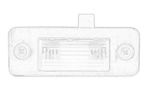 Lumina numar inmatriculare Stanga AUDI A8 D3 2002-2010 - Original OE