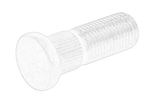 Pinul rotii (M12x1,25, lungime: 35mm, tambur) potrivit SUZUKI ALTO II, ALTO III, ALTO IV, BALENO, GRAND VITARA I, GRAND VITARA II, JIMNY, SAMURAI, SWIFT II, SWIFT III, SX4 0.8-3.2 01.86-