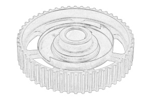 Roata dintata/pinion ax came AUDI A3; SEAT ALTEA, ALTEA XL, LEON 2003-2015 - Original OE