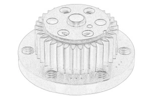 Roata dintata/pinion ax came AUDI A4 ALLROAD B8, A4 ALLROAD B9, A4 B7 dupa 2003 - Original OE