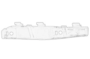 Suport bara Dreapta Fata KIA CEE'D 2006-2012 - (latura, plastic, pe bara de protectie) - Original OE