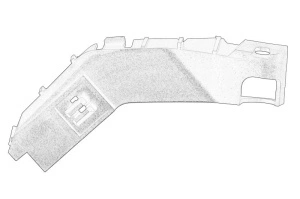Suport bara protectie Dreapta Fata HONDA CIVIC VIII 2005-2011 - Original OE