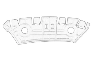 Suport bara Stanga Fata SKODA CITIGO; VW UP dupa 2011 - (plastic, ghidaj bara) - Original OE