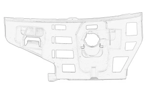 Suport bara Stanga Fata SKODA FABIA II, ROOMSTER, ROOMSTER PRAKTIK 2006-2015 - (sub far, plastic) - Original OE
