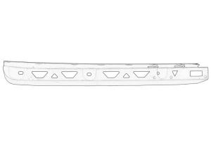 Suport bara Stanga Spate SKODA FABIA HATCHBACK 2006-2014 - (superior, plastic) - Original OE