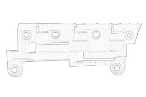 Suport bara Stanga Spate VW VW CADDY III, CADDY III/MINIVAN 2004-2015 - Original OE