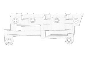 Suport bara Stanga Spate VW VW CADDY III, CADDY III/MINIVAN 2004-2015 - Original OE