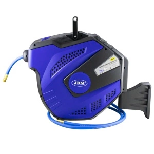 Tambur furtun retractabil albastru 22m capăt 3/8" JBM - Img 2