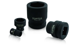 Tubulara impact Hexagonal 1", dimensiune metrica: 90mm, scurt, lungime 108mm TOPTUL - Img 2