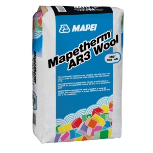 Adeziv si masa de spaclu termosistem Mapei Mapetherm AR 3 Wool 25 kg