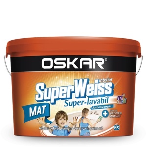 OSKAR SuperWeiss Super-lavabil Anti-mucegai MAT