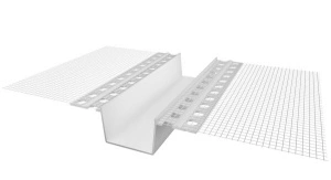Profil nut cu plasă, 32 x 29 x 21 mm, bară 2,5 m