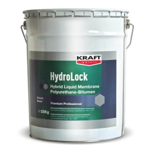 Kraft HydroLock Hybrid Liquid Membrane Polyurethane-Bitumen 25kg