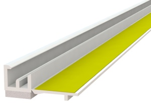 Profil pentru usi si ferestre, 8x8mm, 2,40 ml/bară, UA30 = 72ml