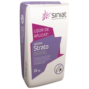 SINIAT ADERA Strato 25 kg – Tencuială pe Bază de Ipsos