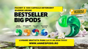 Pachet x1000 MEGA capsule detergent 25 grame, arome la alegere