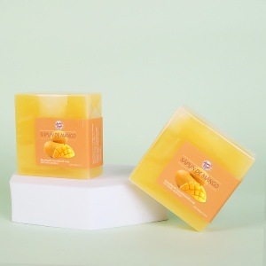 Sapun exfoliant cu extract de mango,facut manual, 100gr. - Img 2