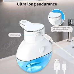 Dozator smart cu senzor pentru sapun lichid, cu acumulator Li-Ion inclus - Img 2