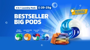 Pachet x 240 MEGA capsule detergent, arome la alegere sau mixate - Img 1