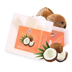 Sapun exfoliant cu extract de cocos, facut manual,100gr