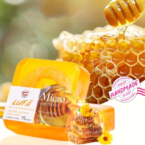Sapun LUFA cu miere, facut manual, 100gr.