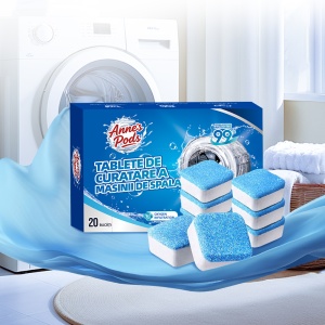 Tablete de curatare a masinii de spalat rufe, 2 in 1, 15grame , 20 spalari/cutie