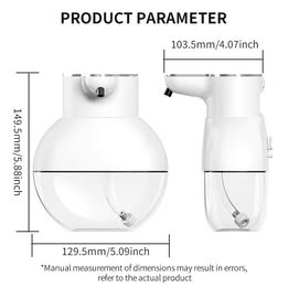 Dozator smart cu senzor pentru sapun lichid, cu acumulator Li-Ion inclus - Img 3