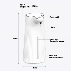 Dozator smart cu senzor pentru sapun lichid, cu acumulator Li-Ion inclus - Img 5