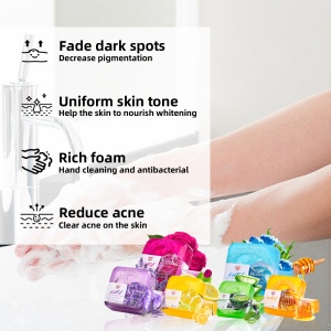 Sapun LUFA cu miere, facut manual, 100gr. - Img 2