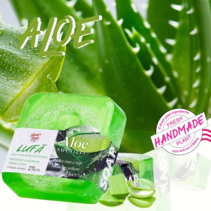 Sapun LUFA cu ulei esential de Aloe Vera, facut manual, 100gr.