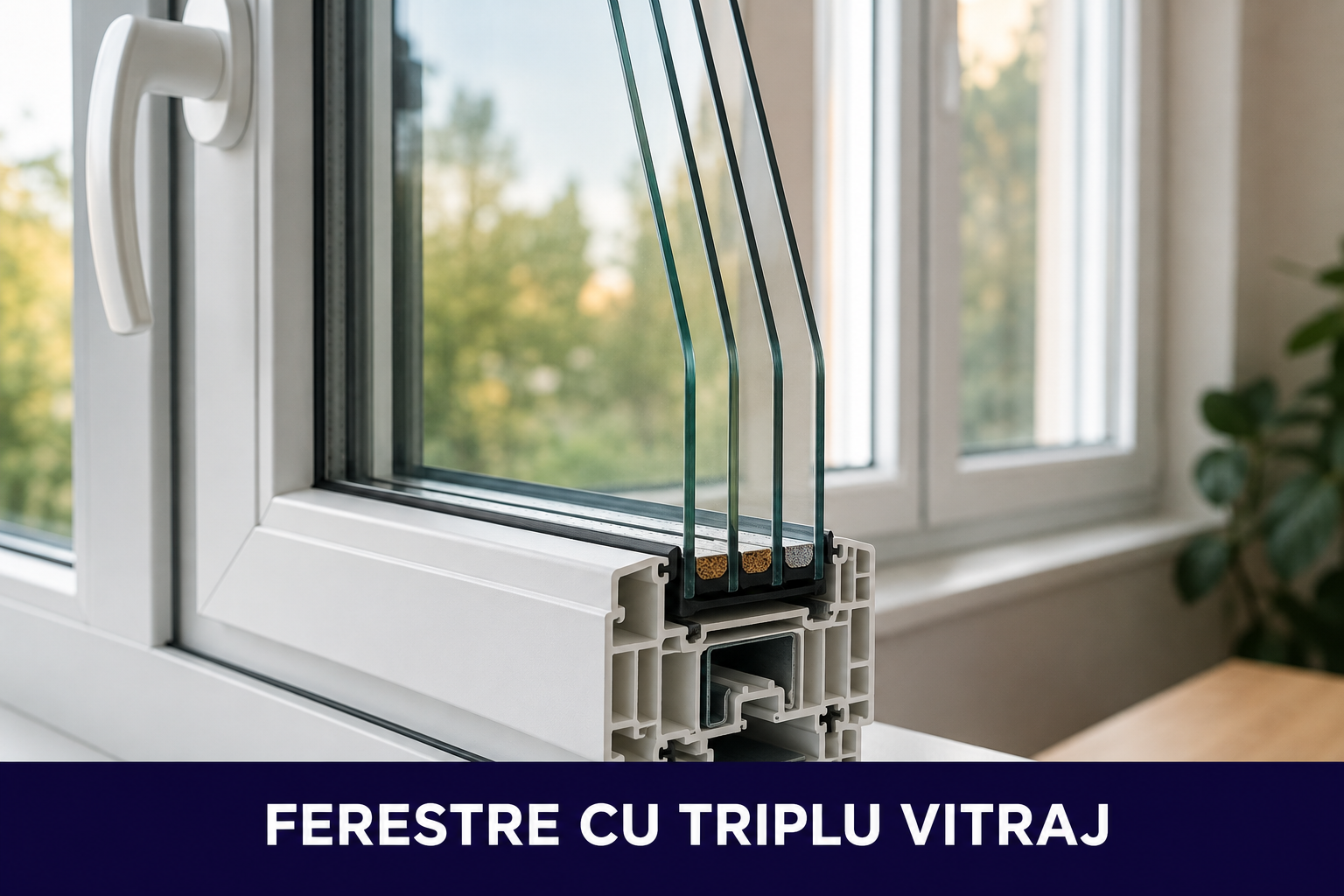 Ferestre cu triplu vitraj