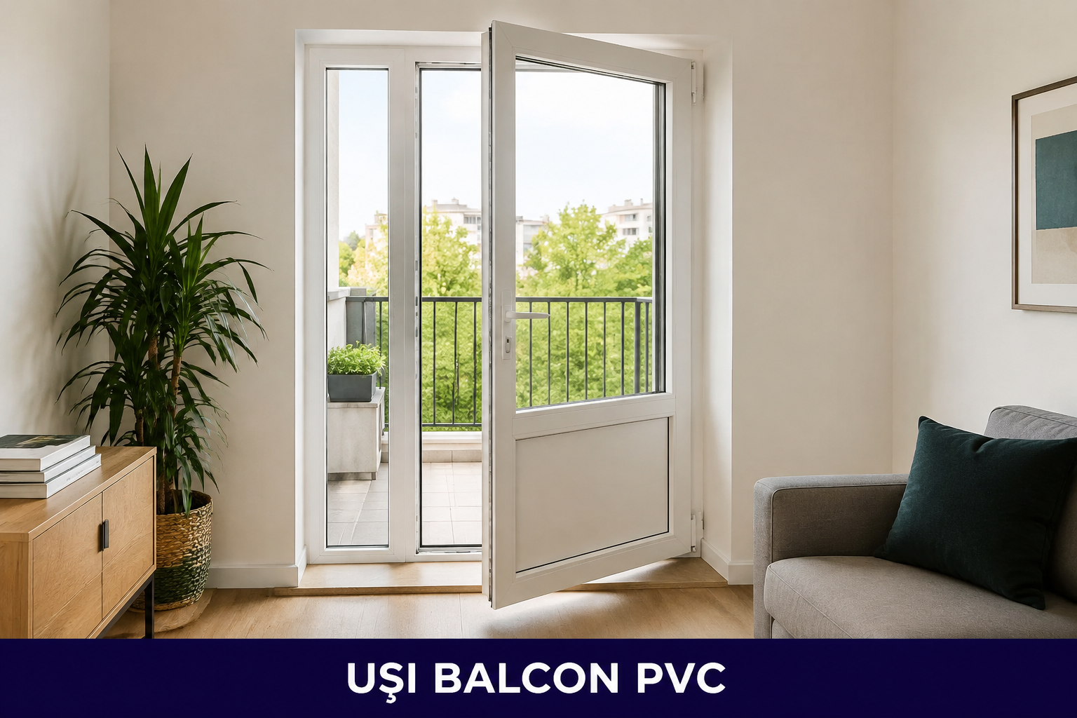 Uși balcon PVC