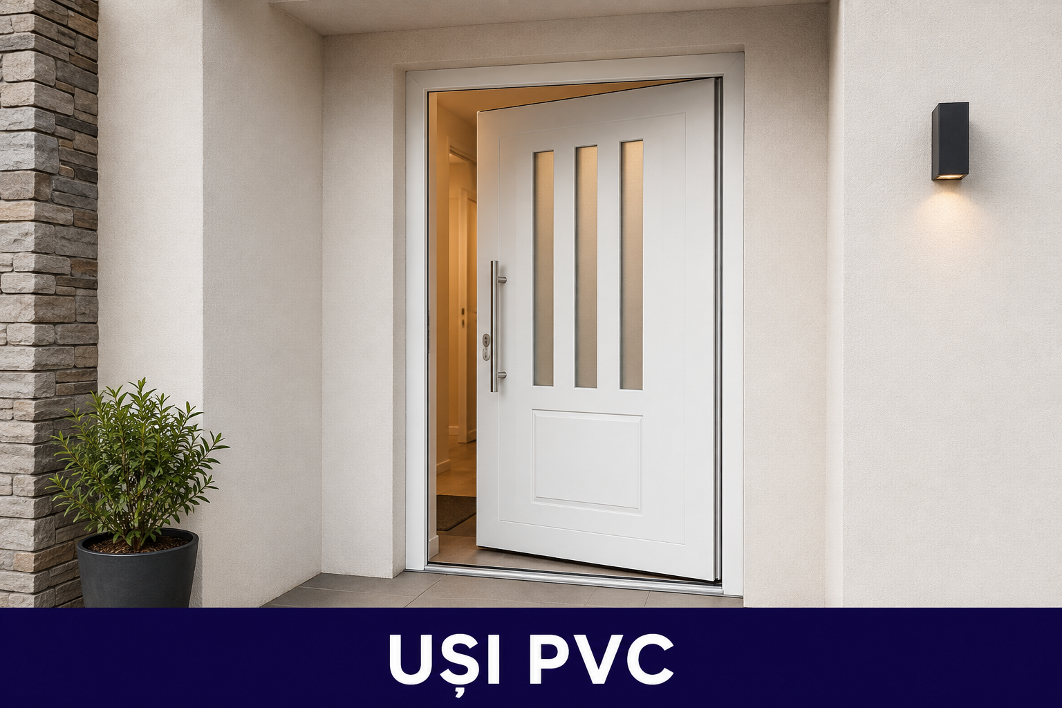 Uși PVC