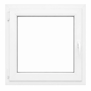 Fereastră PVC termopan Kömmerling 76 AD, 6 camere, 116×116 cm, oscilobatantă