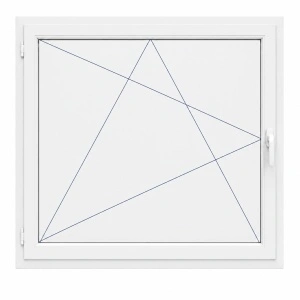 Fereastră PVC triplu vitraj Salamander greenEvolution 76, 5–6 camere, 116×116 cm, oscilo-batantă - Img 2